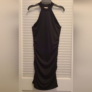 Heart Hips Elegant Black Junior Midi Dress